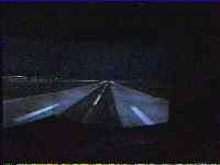 Down the runway